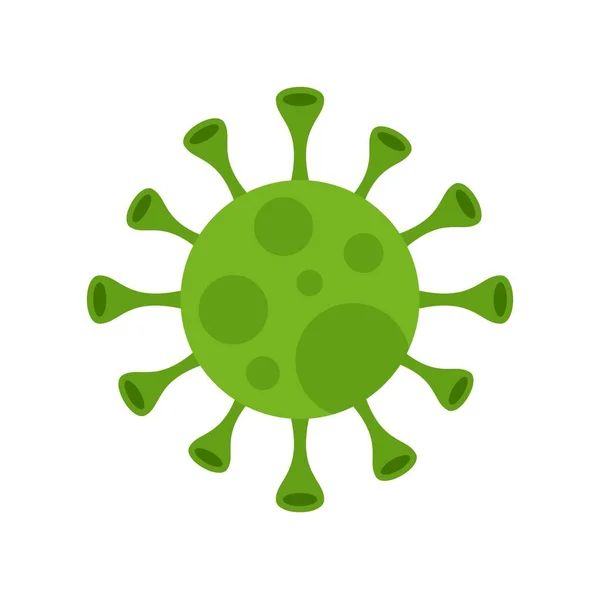 New corona virus icon flat isolated vector — Vettoriale Stock