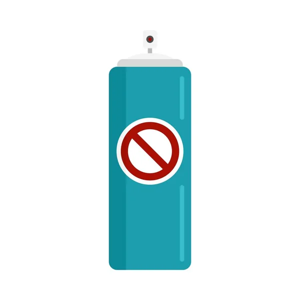 Protect zika spray icon flat isolated vector — ストックベクタ