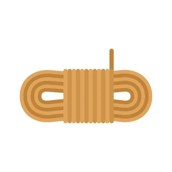 Hiking rope icon flat isolated vector — ストックベクタ