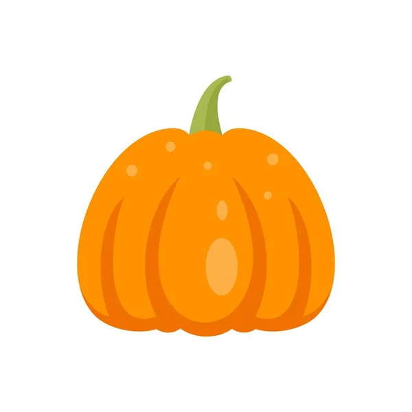 Colección icono de calabaza plana aislado vector — Vector de stock