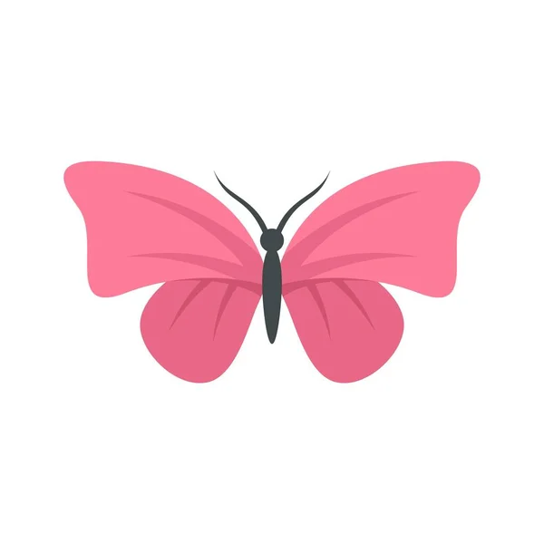 Ícone de borboleta voadora vetor isolado plano —  Vetores de Stock