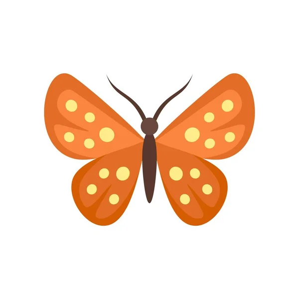 Jardín icono de la mariposa plana vector aislado — Archivo Imágenes Vectoriales