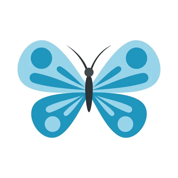 Ikona motýla džungle plochý izolovaný vektor — Stockový vektor
