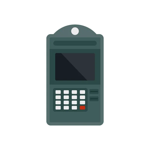 Atm online pay icon flat isolated vector — Stock Vector