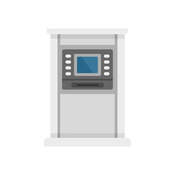 Ekran bankomatu ikona płaski izolowany wektor — Wektor stockowy