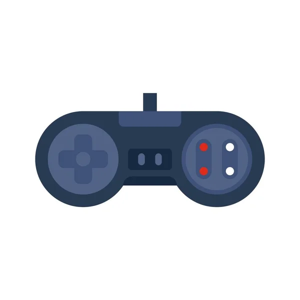 Arcade juego joystick icono plano aislado vector — Archivo Imágenes Vectoriales