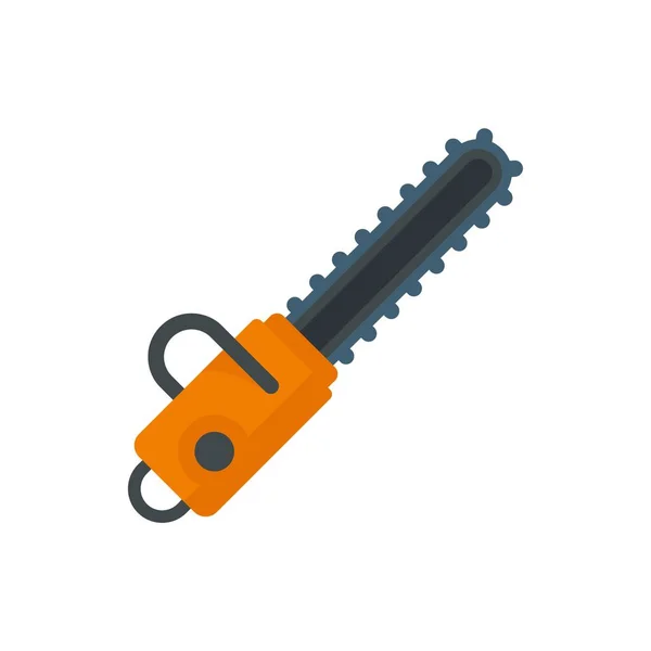 Cutter chainsaw icon flat isolated vector — Stock Vector