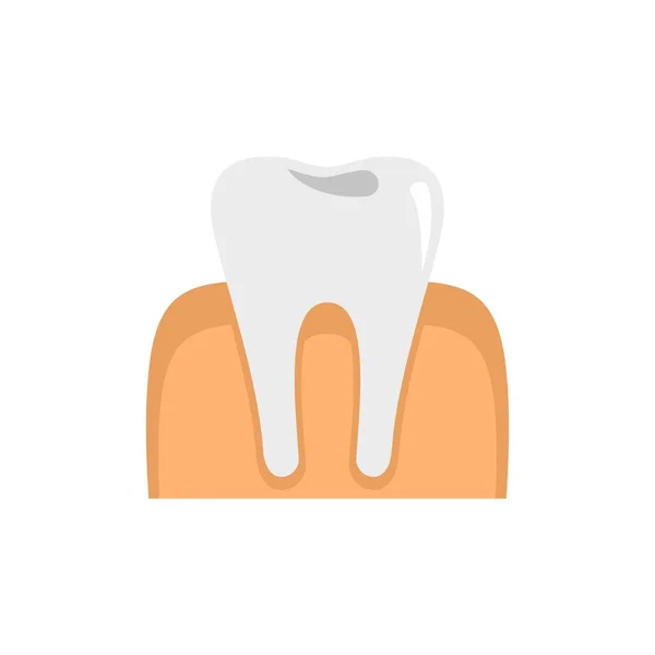 Tooth anesthesia icon flat isolated vector — Stock Vector