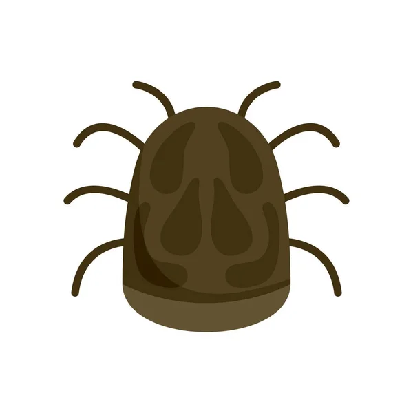 Icono de la enfermedad de insectos vector plano aislado — Vector de stock