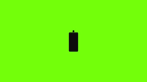Juice pode ícone animação — Vídeo de Stock