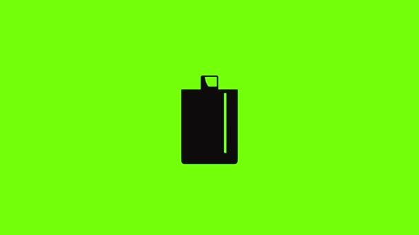 Lime perfume icon animation — Stock Video