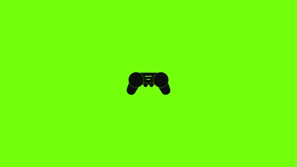 Joystick drone control icon animation — Stock Video