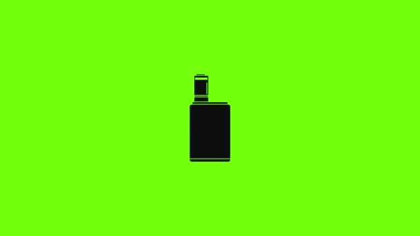 Vaping box pictogram animatie — Stockvideo