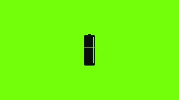 Vape caixa de animação ícone da bateria — Vídeo de Stock