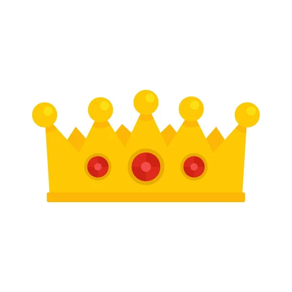 Excellence kroon pictogram platte geïsoleerde vector — Stockvector