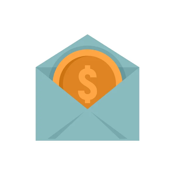 Crowdfunding icono de correo plano vector aislado — Vector de stock