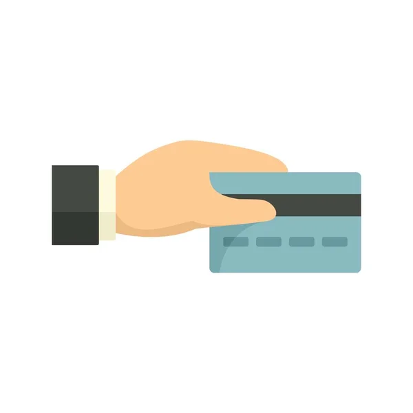 Crowdfunding credit card icon flat isolated vector — Wektor stockowy