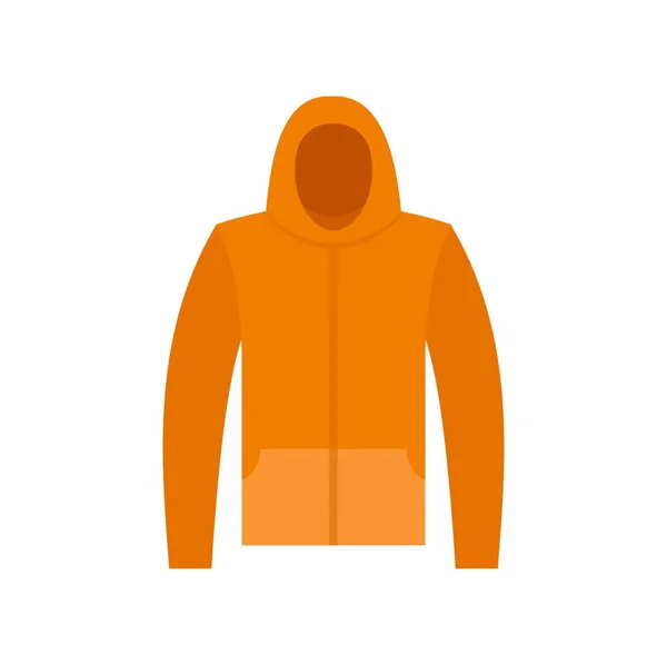 Invierno icono hodie plana vector aislado — Vector de stock