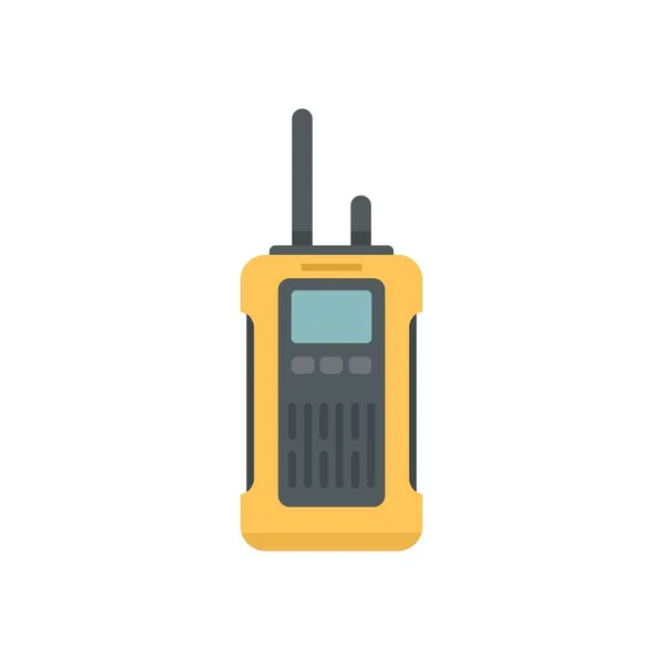 Sopravvivenza walkie talkie icona piatto vettore isolato — Vettoriale Stock