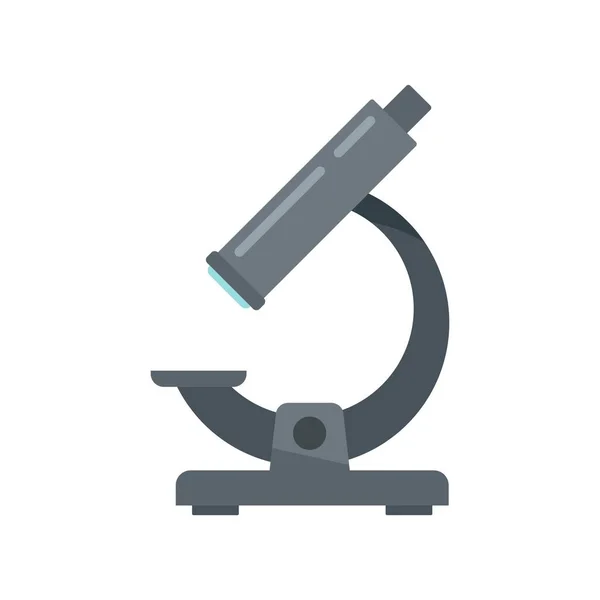 Uhr Reparatur Mikroskop Symbol flach isolierten Vektor — Stockvektor