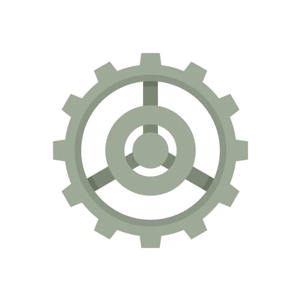 Old watch cog wheel icon flat isolated vector — Stockvector