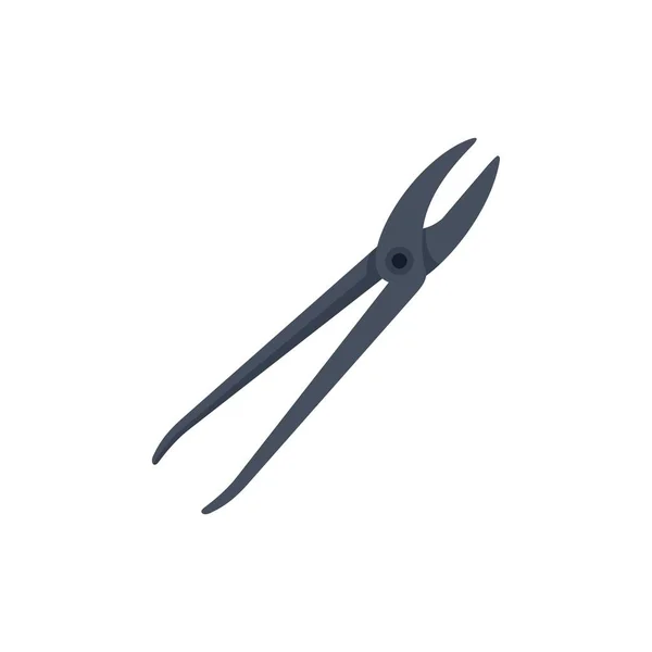 Sko reparation stål verktyg ikon platt isolerad vektor — Stock vektor