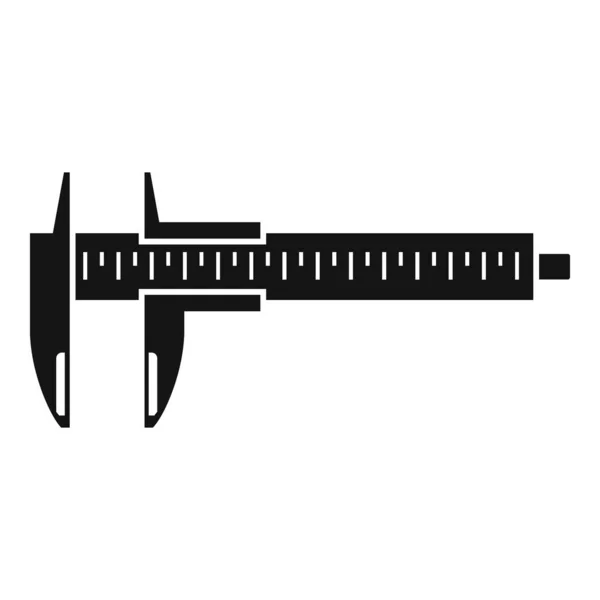 Kaliper simgesi basit vektör. Vernier calliper — Stok Vektör