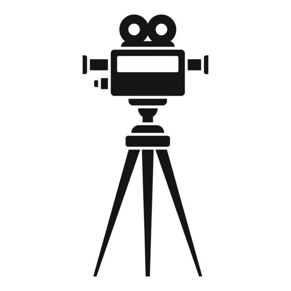 Cinema camera icon simple vector. Film movie — Stock Vector