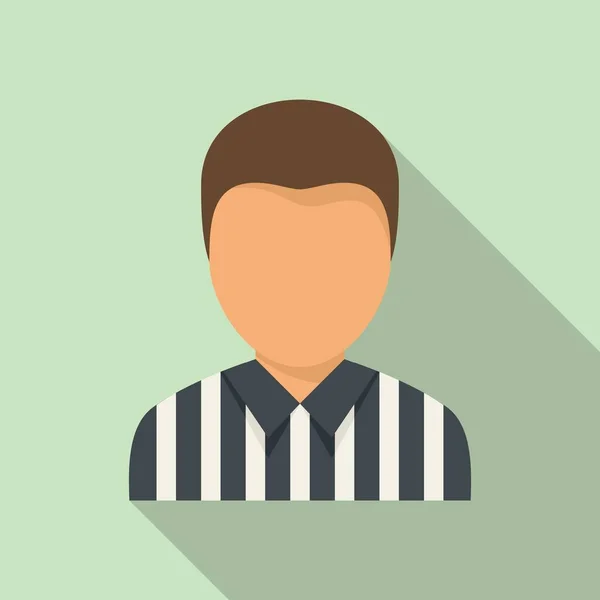 Американский футбольный судья икона плоский вектор. Свистящий пенальти — стоковый вектор