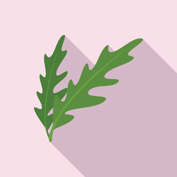 Ícone de planta Rucola vetor plano. Arugula vegetal — Vetor de Stock
