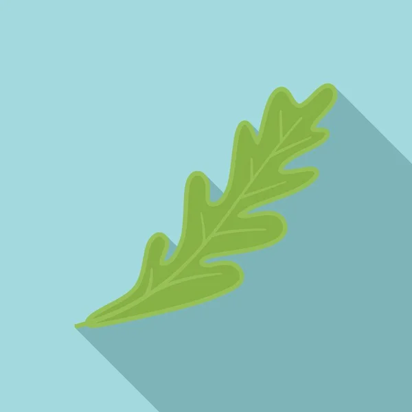 Rucola ikona przyprawy płaski wektor. Roślina sałatkowa — Wektor stockowy