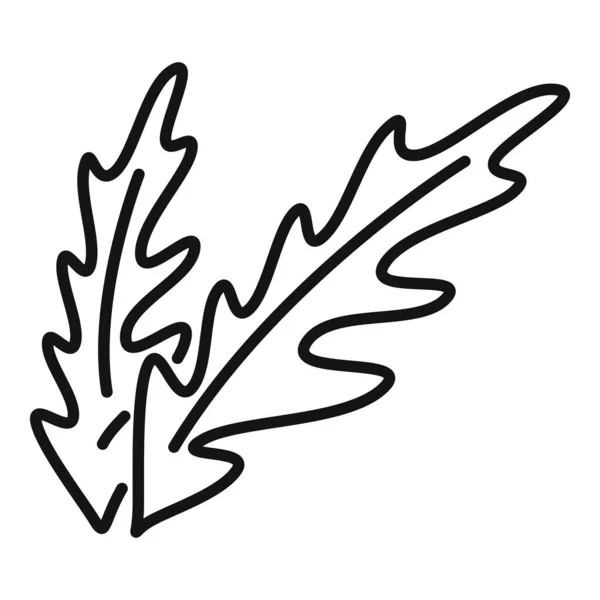 Vektor osnovy ikony rostliny Rucola. Rostlinná rukola — Stockový vektor