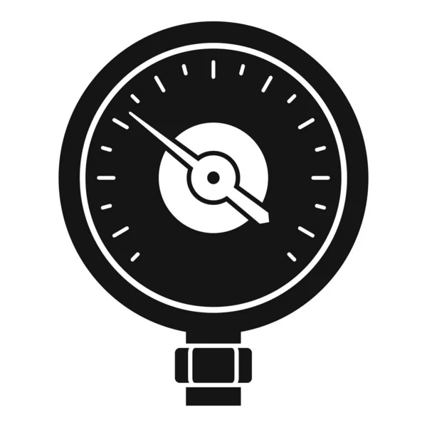 Wassermanometer Symbol einfacher Vektor. Gasdruck — Stockvektor