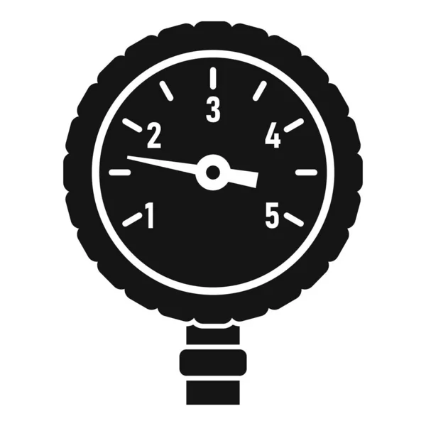 Ventilmanometer Symbol einfacher Vektor. Gasdruck — Stockvektor
