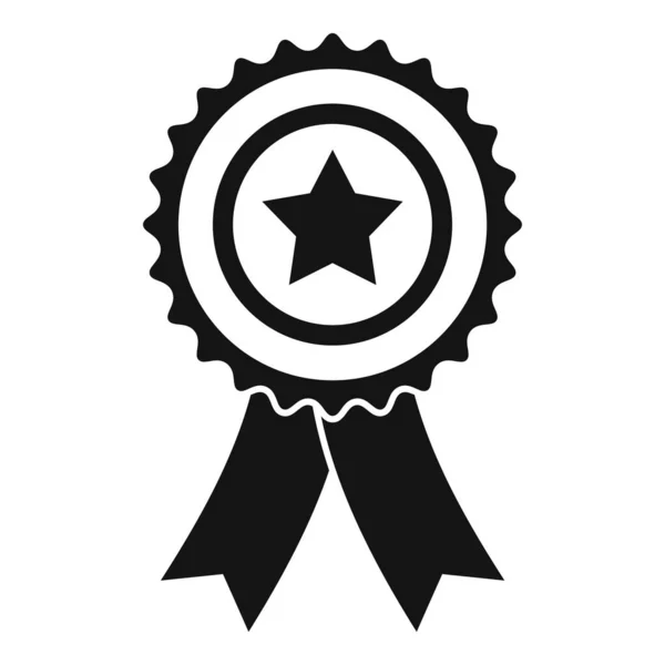 Emblema icono de revisión del producto vector simple. Cliente en línea — Archivo Imágenes Vectoriales
