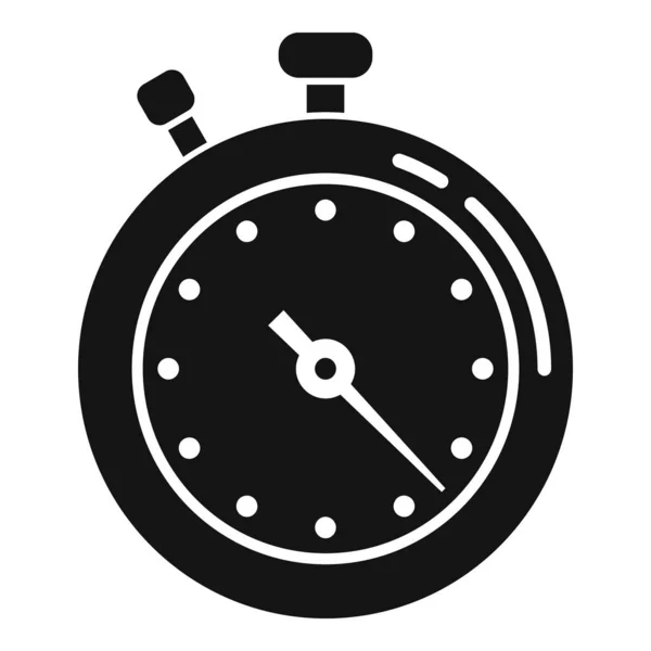 Stop watch ikon egyszerű vektor. Időzítő óra — Stock Vector