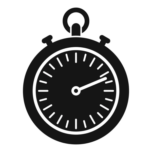 Stop minuterie icône vecteur simple. Heure de chronomètre — Image vectorielle