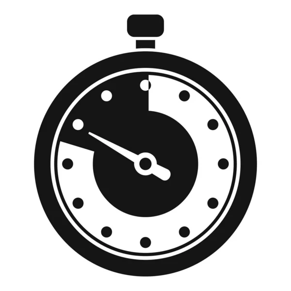 Second stopwatch icon simple vector. Watch timer — Stock Vector