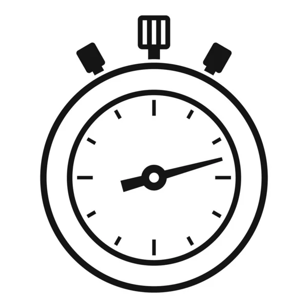 Cronómetro fecha límite icono vector simple. Reloj reloj — Archivo Imágenes Vectoriales