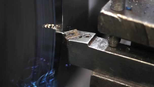 Proceso de mecanizado metalurgia — Vídeo de stock