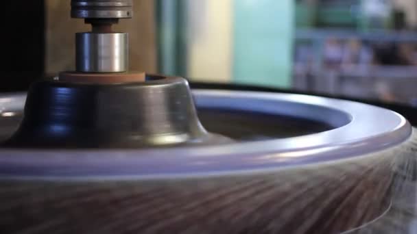 Grinding wheel of locomotives — Stock Video