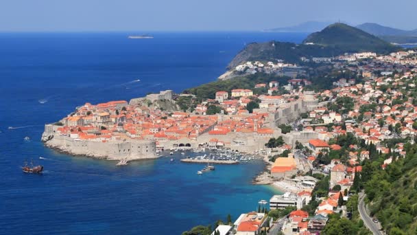 Città vecchia di Dubrovnik — Video Stock