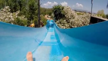 aqua Park tüp aşağı kayan