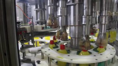 Sıvı deterjan üretim hattında