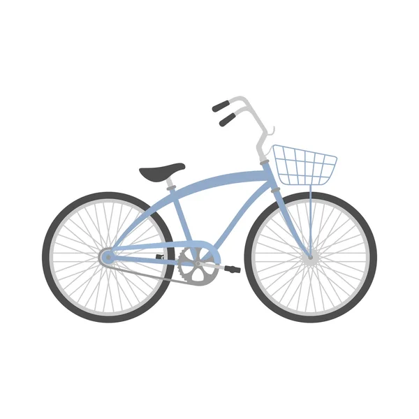 Bicyclette dans le style plat . — Image vectorielle