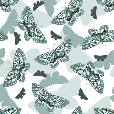 Kelebekler seamless modeli