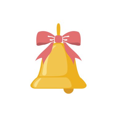 Okul zil simgesini düz tarzı.