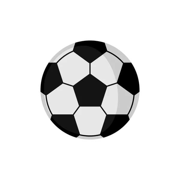Fußball-Ikone im flachen Stil. — Stockvektor