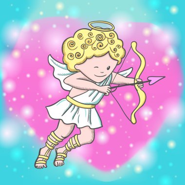 Şirin kroki aşk tanrısı