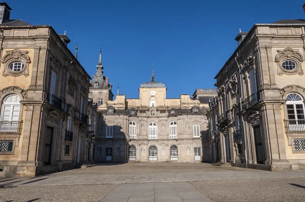 Königspalast von la granja de san ildefonso lizenzfreie Stockfotos